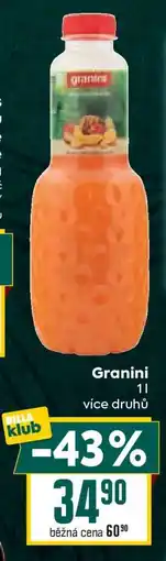 Billa Granini nabídka