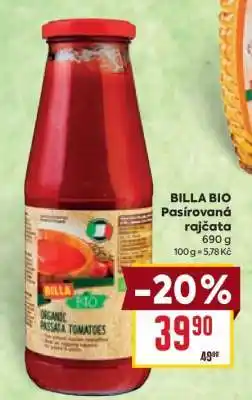 Billa BILLA Bio Pasírovaná rajčata nabídka