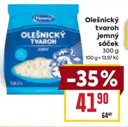 Billa Olešnický tvaroh jemný, sáček nabídka