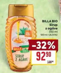 Billa BILLA BIO Sirup z Agáve nabídka