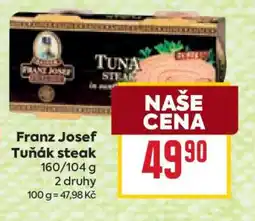 Billa Franz Josef Tuňák steak nabídka