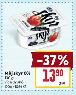 Billa Můj skyr 0% nabídka