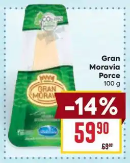 Billa Gran Moravia porce nabídka