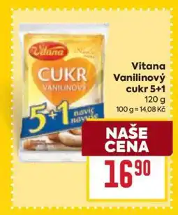 Billa Vitana Vanilinový cukr 5+1 nabídka