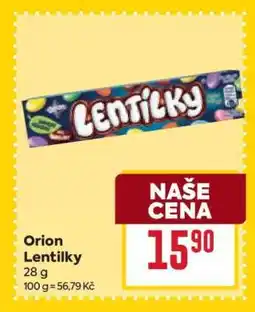 Billa Orion Lentilky nabídka