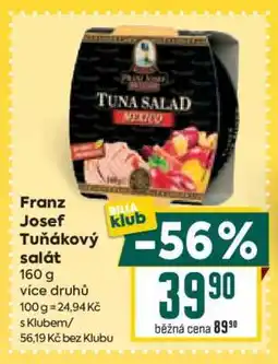Billa Franz Josef Tuňákový salát nabídka