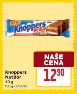 Billa Knoppers NutBar nabídka