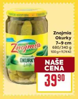 Billa Znojmia Okurky 7–9 cm nabídka