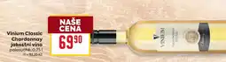 Billa Vinium Classic Chardonnay jakostní víno nabídka