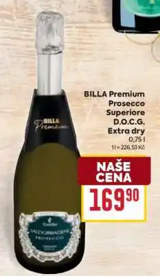 Billa BILLA Premium Prosecco Superiore D.O.C.G. Extra dry nabídka