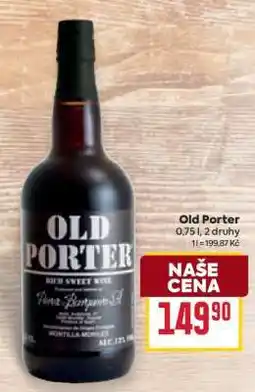 Billa Old Porter nabídka