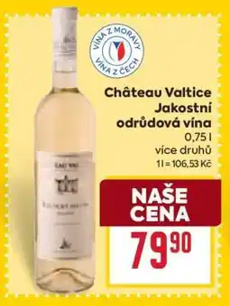 Billa Château Valtice jakostní odrůdová vína nabídka