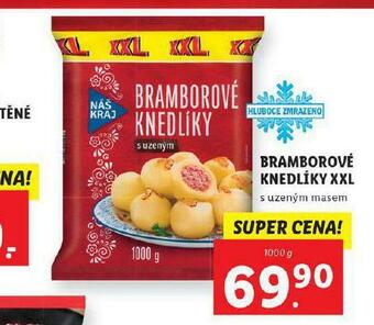 Lidl Bramborové knedlíky xxl nabídka