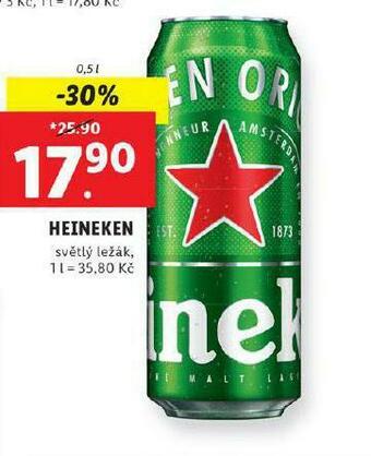 Lidl Pivo heineken nabídka