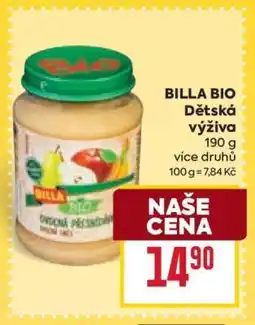 Billa BILLA BIO Dětská výživa nabídka