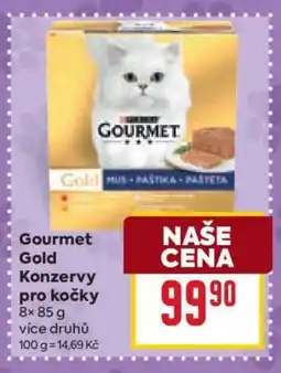 Billa Gourmet Gold Konzervy pro kočky nabídka