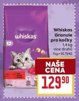 Billa Whiskas Granule pro kočky nabídka