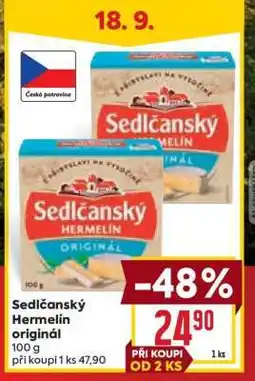 Billa Sedlčanský Hermelín Originál nabídka