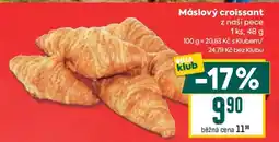 Billa Máslový croissant nabídka