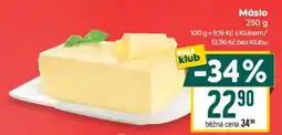 Billa Máslo nabídka