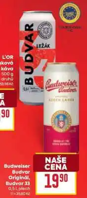 Billa Budweiser Budvar Original Budvar 33 nabídka