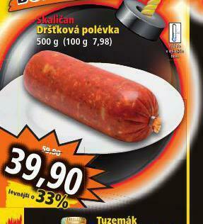 Norma Dršťková polévka nabídka