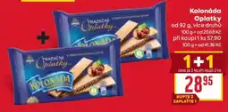 Billa Kolonáda oplatky nabídka
