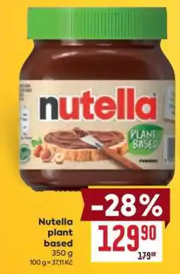 Billa Nutella Plant-based nabídka