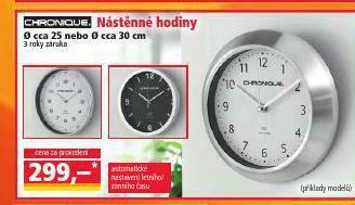 Norma Nástěnné hodiny nabídka
