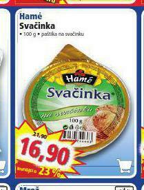 Norma Hamé svačinka nabídka