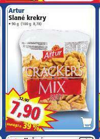 Norma Artur slané krekry nabídka