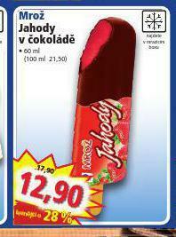 Norma Mrož jahody v čokoládě nabídka