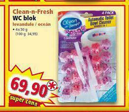 Norma Clean-n-fresh wc blok nabídka