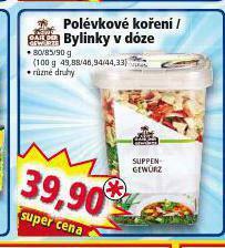 Norma Polévkové koření nabídka