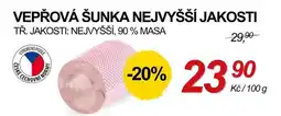 ZEMAN Vepřová šunka nejvyšší jakosti nabídka