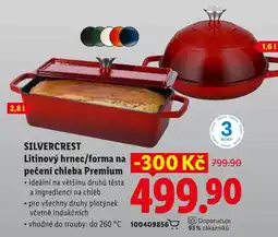 Lidl Silvercrest litinový hrnec/forma na pečení chleba Premium nabídka