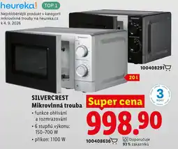 Lidl Silvercrest mikrovlnná trouba nabídka
