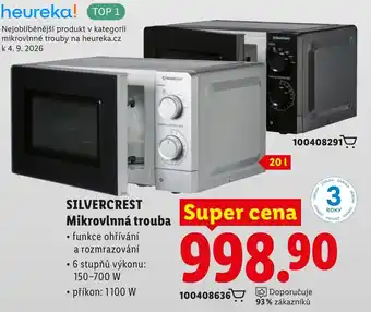 Silvercrest mikrovlnná trouba