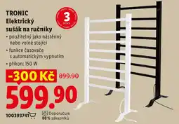 Lidl Tronic elektrický sušák na ručníky nabídka