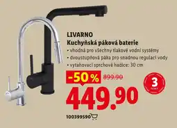 Lidl Livarono kuchyňská páková baterie nabídka