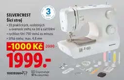 Lidl Silvercrest šicí stroj nabídka