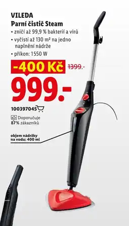 Lidl Vileda parní čistič steam nabídka