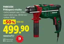 Lidl Parkside příklepová vrtačka nabídka