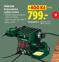 Lidl Parkside horkovzdušná a pájecí stanice nabídka