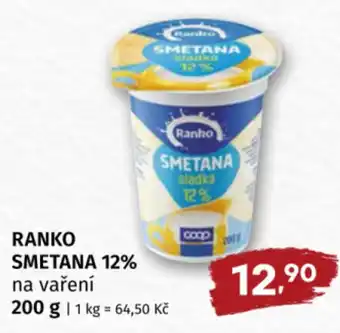 Ranko smetana 12% na vaření