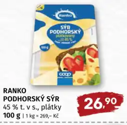 Coop Ranko podhorský sýr nabídka