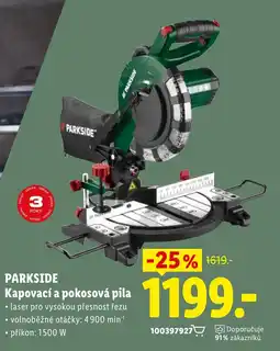 Lidl Parkside kapovací a pokosová pila nabídka