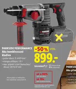 Lidl Parkside akumulátorové kladivo nabídka