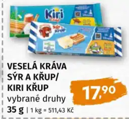 Coop Vevelá kráva sýr a křup/kiri křup nabídka