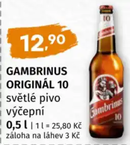 Coop Gambrinus originál 10 nabídka